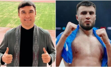 Серик Сапиев и Баходир Джалолов «засветили» кулаки. Фото
