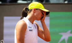 Ига Швентек поставила на себе крест