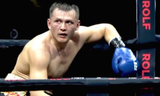 Скандальный удар абсолютного нокаутера в бою с казахстанским чемпионом попал на видео