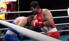 Разгромом закончился бой Казахстана за медаль престижного турнира по боксу