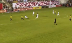 Видео шедеврального гола Дастана Сатпаева в ворота «Актобе»