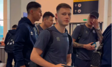 Сборная Казахстана по футболу отправилась в Минск. Видео