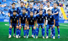 Фоторепортаж с матча отбора молодежного Евро-2027 Казахстан — Андорра 1:0