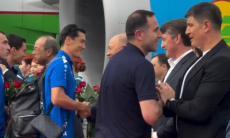 Сборная Узбекистана вернулась домой после исторического выхода на чемпионат мира. Видео