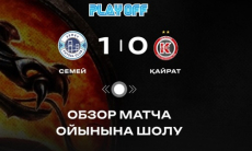 Видеообзор финального матча чемпионата Казахстана «Семей» — «Кайрат» 1:0