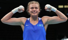 Казахстан выиграл четвертый бой за день на домашнем Кубке мира по боксу