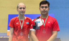Казахстан завоевал две «бронзы» на турнире по бадминтону в Болгарии