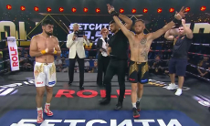 Победивший Алимханулы казахстанец выдал зарубу с нокдауном