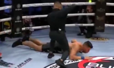 Американский боец нокаутировал соперника за три секунды в США. Видео