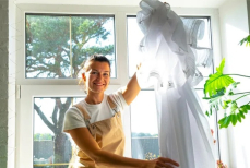 Копеечный лайфхак сделает тюль белоснежным