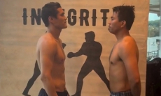 Данияр Елеусинов и Иван Дычко прошли взвешивание перед боями в США. Видео