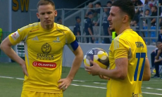 Сенсацией закончился первый тайм матча «Астана» — «Зимбру»