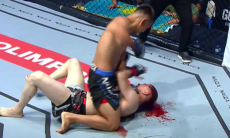 Кровавым нокаутом в первом раунде завершился бой Казахстан — Узбекистан в MMA. Видео