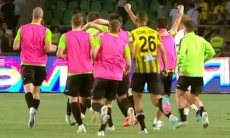 Видео эмоций игроков и тренеров «Кайрата» после исторического успеха в Лиге Чемпионов