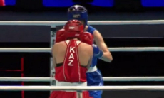 Разгромом с нокдауном обернулся бой Казахстана за медаль чемпионата Азии по боксу