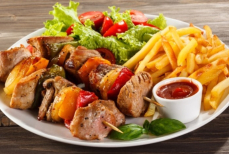 Что будет с желудком, если есть шашлык вместе с картофелем