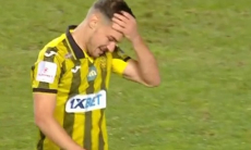 Закончился первый тайм матча «Кайрат» — «Слован» в Лиге Чемпионов