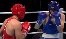 Разгромом с нокдауном завершился бой казахстанского боксера за финал чемпионата Азии-2025