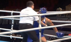 Видео победы Казахстана нокаутом в первом раунде боя за финал исторического ЧА-2025 по боксу