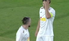 Одним голом закончился первый тайм ответного матча «Слован» — «Кайрат»