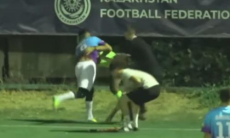 Исключена избившая судью футбольная команда из Казахстана