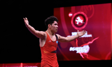 Казахстанец пробился в полуфинал чемпионата мира по греко-римской борьбе