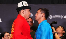 Состоялась дуэль взглядов перед боем Казахстан — Кыргызстан в UFC. Видео