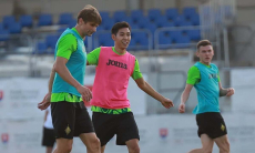 «Кайрат» провел тренировку перед ответным матчем с «Селтиком»