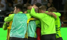 Видео эмоций футболистов «Кайрата» после фантастической сенсации в Лиге Чемпионов