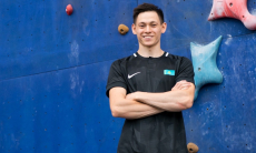 Казахстанец завоевал «золото» на домашнем этапе Кубка Азии по скалолазанию