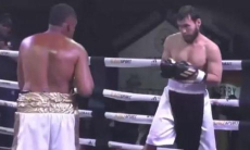 Нокаутом за 50 секунд закончился бой за титул непобежденного «Казахского титана». Видео