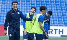 Сборная Казахстан провела тренировку перед домашним матчем с Уэльсом