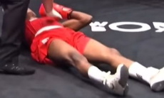 Брутальным нокаутом завершился бой узбекистанского боксера на ЧМ-2025 в Ливерпуле. Видео