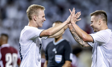 Сборная Россия по футболу победила со счетом 4:1 на чужом поле