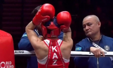 Казахстан учинил разгром с нокдауном в бою за финал ЧМ-2025 по боксу