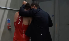 Геннадий Головкин не сдержал эмоций после выхода Торехана Сабырхана в финал ЧМ-2025. Видео