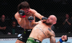 Главный бой турнира UFC завершился жестким нокаутом. Видео