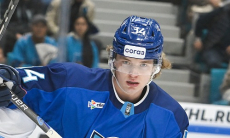 Форвард «Барыса» забросил дебютную шайбу в КХЛ. Видео