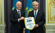 Касым-Жомарт Токаев встретился с президентом ФИФА
