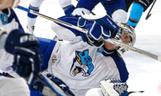 Фоторепортаж с матча КХЛ «Динамо» Минск — «Барыс» 1:0 ОТ