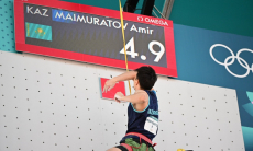 Казахстанца оставили без медали на чемпионате мира по скалолазанию