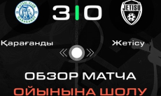 Видеообзор матча чемпионата Казахстана «Караганда» — «Жетысу» 3:0