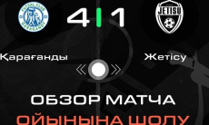 Видеообзор матча чемпионата Казахстана «Караганда» — «Жетысу» 4:1
