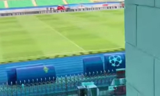 Российские журналисты показали легендарные места на матче «Кайрат» — «Реал». Видео