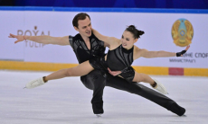 Казахстанские фигуристы выступили в ритм-танце на мемориале Дениса Тена