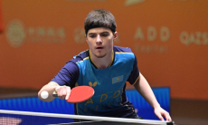 Казахстанец стал призером турнира по настольному теннису в Китае