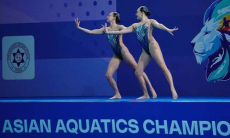 Казахстанский дуэт выиграл «серебро» чемпионата Азии в артистическом плавании