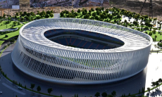 Рекордный футбольный стадион строится в Алматы. Подробности