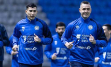 Сборная Казахстана провела тренировку перед домашним матчем отбора на ЧМ-2026