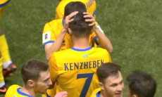 Казахстан забил шикарный гол в отборе на ЧМ-2026 по футболу. Видео